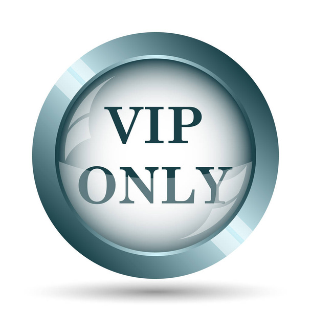 VIP only icon. Internet button on white background. - Photo, Image