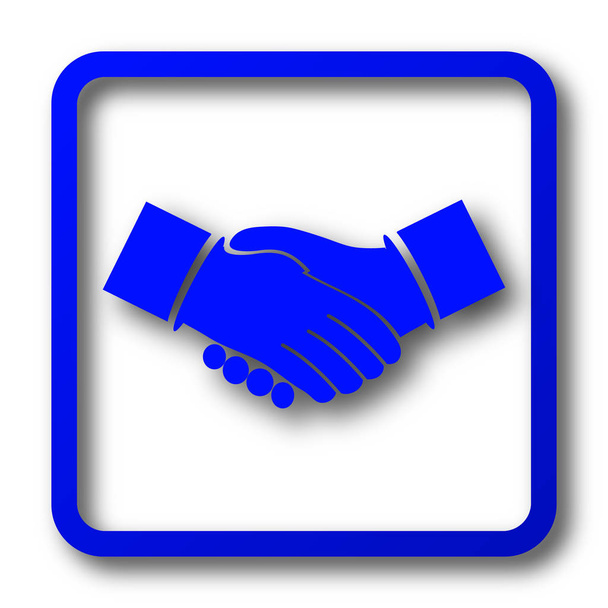 Agreement icon. Agreement website button on white background. - Photo, Image