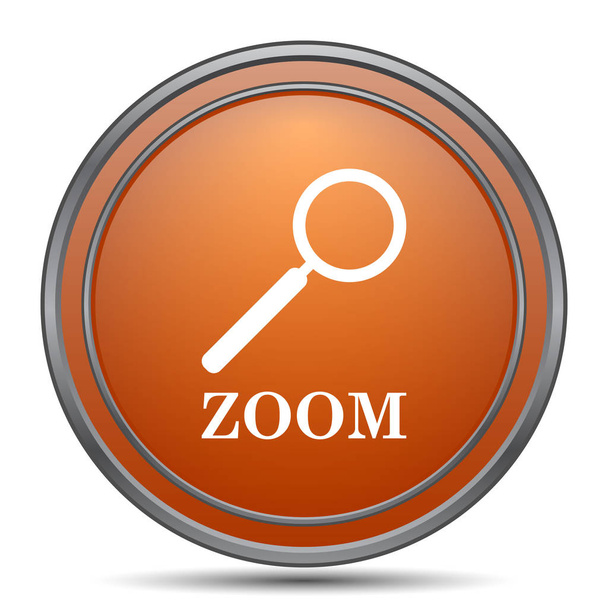 Zoom with loupe icon - Photo, Image
