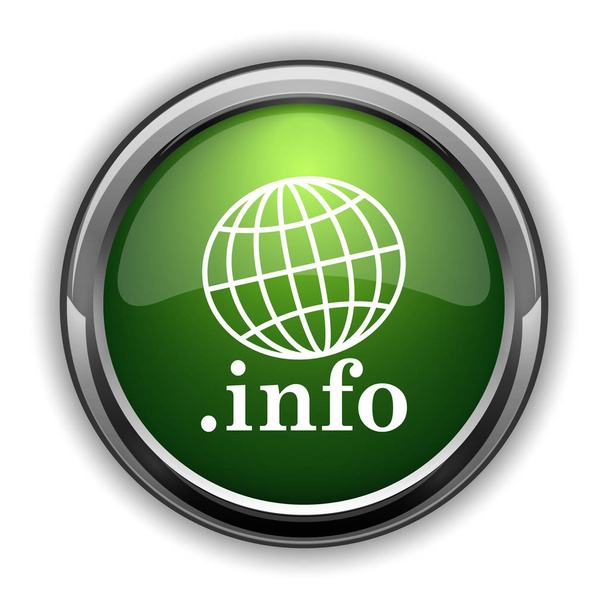 .ikona informacje. przycisk strony internetowej .info na białym tle - Zdjęcie, obraz