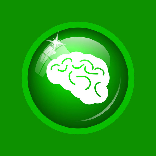 Icono del cerebro - Foto, Imagen