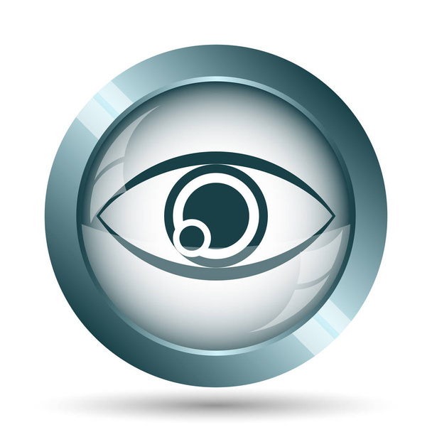 Eye icon. Internet button on white background. - Photo, Image