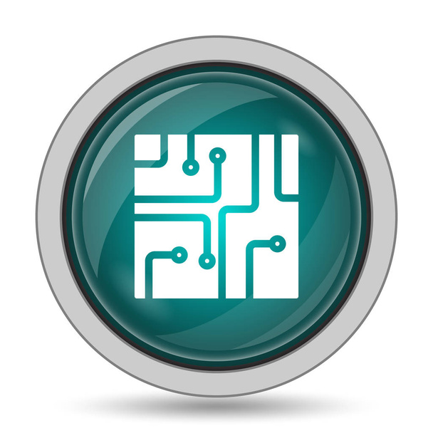 Circuit board icon - Zdjęcie, obraz