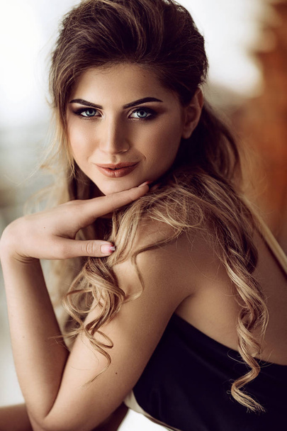 Beautiful  young blond woman  - 写真・画像