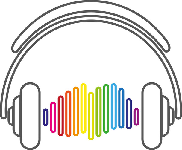 Headphones, Equalizer, Music, Sound, Logo, Icon - Vector, Image