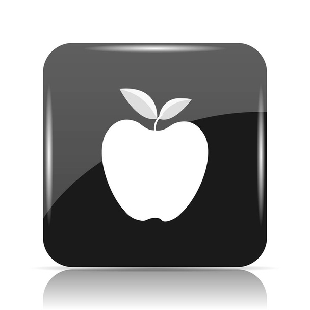 Icona Apple. Pulsante Internet su sfondo bianco
 - Foto, immagini