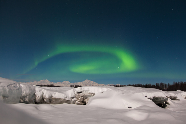Luces boreales sobre Denali
 - Foto, imagen