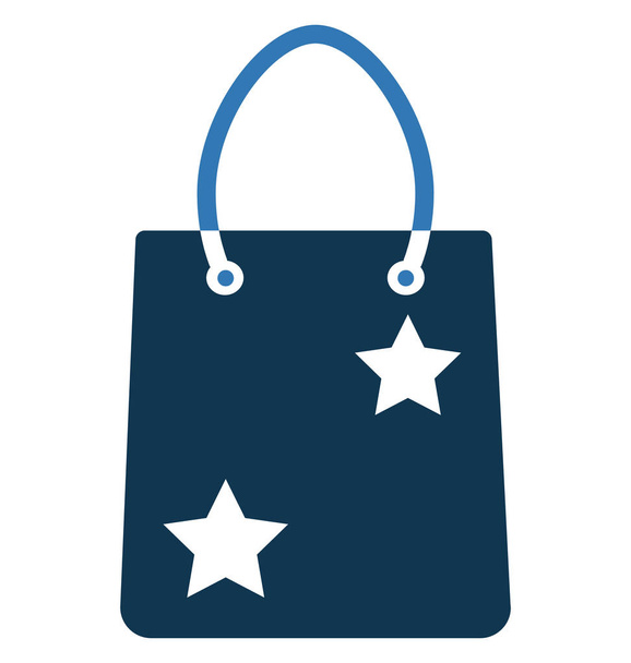 Einkaufstasche isolierte Vektor-Symbol Verwendung für Reise-und Tour-Projekte - Vektor, Bild