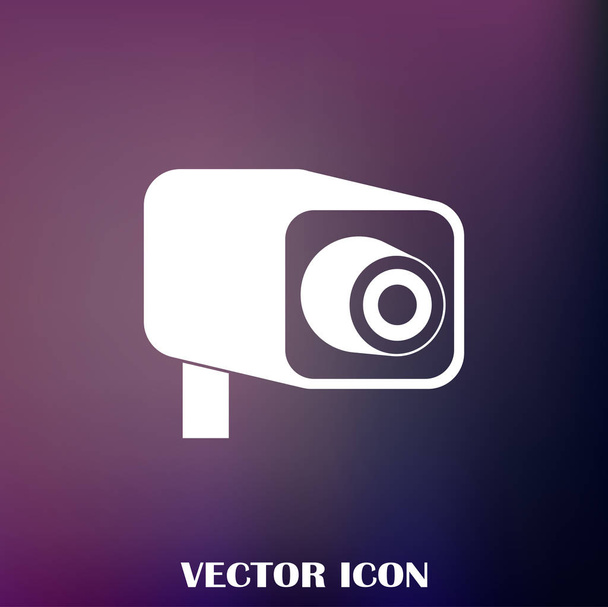 videokamera web vektor ikon - Vektor, kép