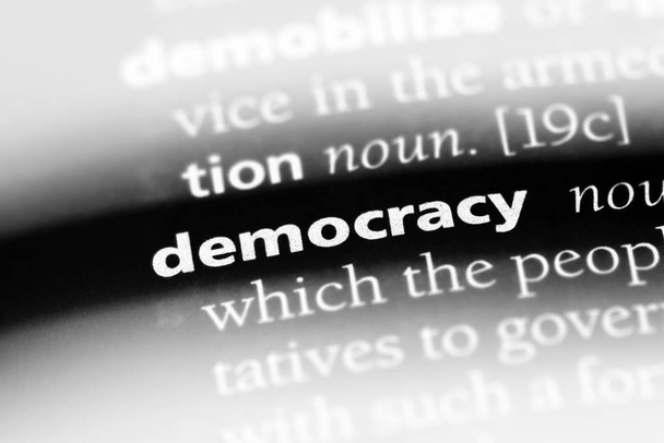 democracy word in a dictionary. democracy concept - Photo, Image