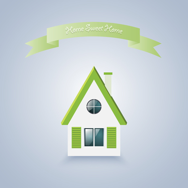 Home sweet home. Vector illustration - Vector, Image
