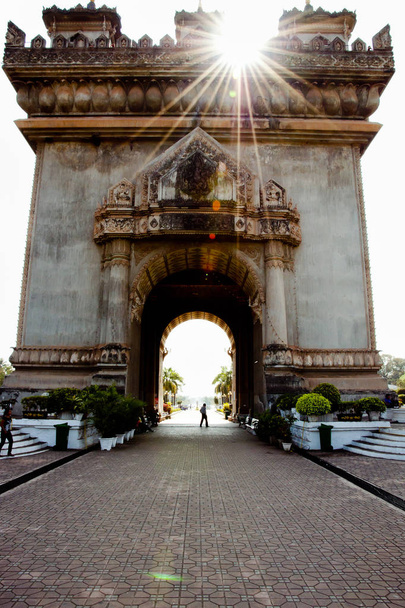 Patuxain sodan muistomerkki - Vientiane - Laos
 - Valokuva, kuva