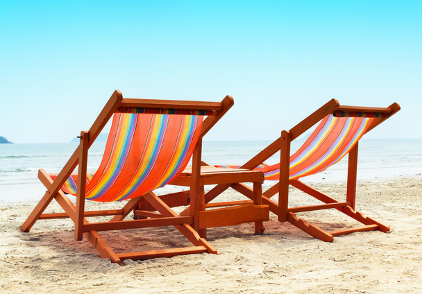 Deux chaises de plage
 - Photo, image
