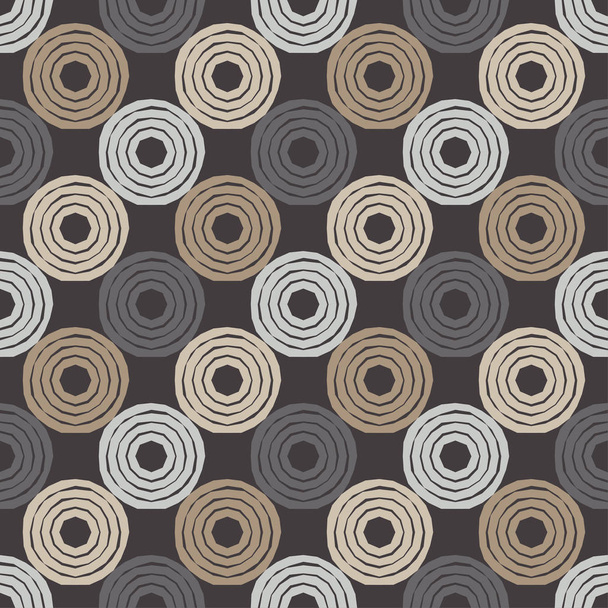 Polka dot seamless pattern. Geometric background. Dots, circles and buttons. extile rapport. - Vektor, Bild