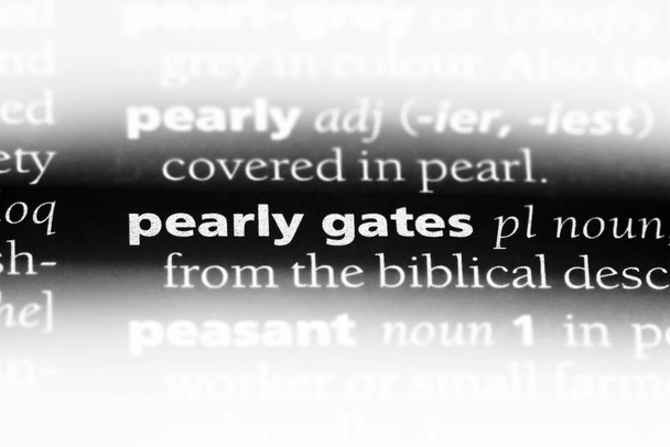 perla puertas palabra en un diccionario. concepto de puertas perlado
. - Foto, Imagen