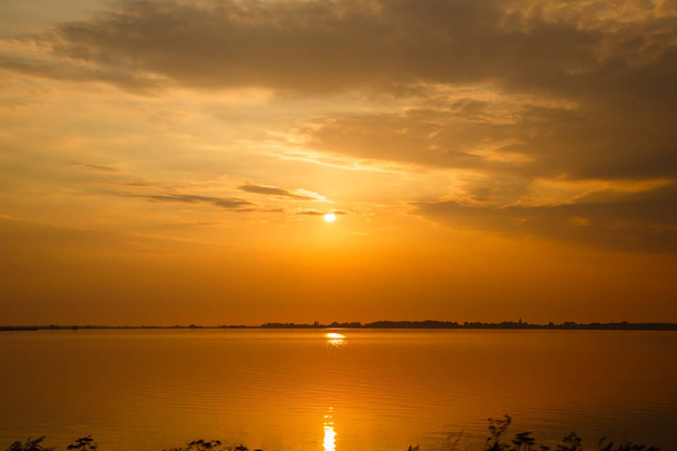 The amazing sunset above the sea. - Valokuva, kuva