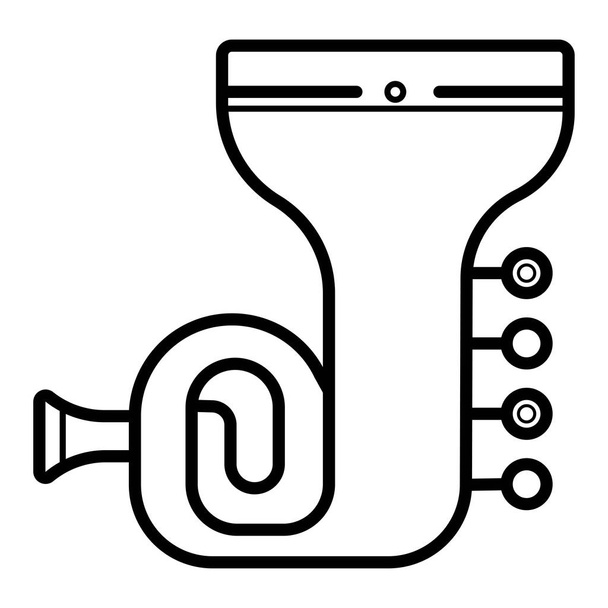 Tuba-Symbol, Vektorillustration - Vektor, Bild