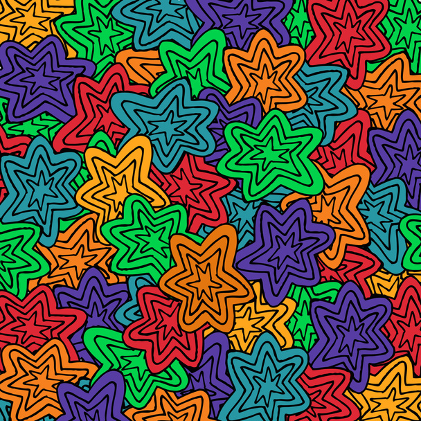 Patrón de estrellas abstractas brillantes
 - Vector, imagen