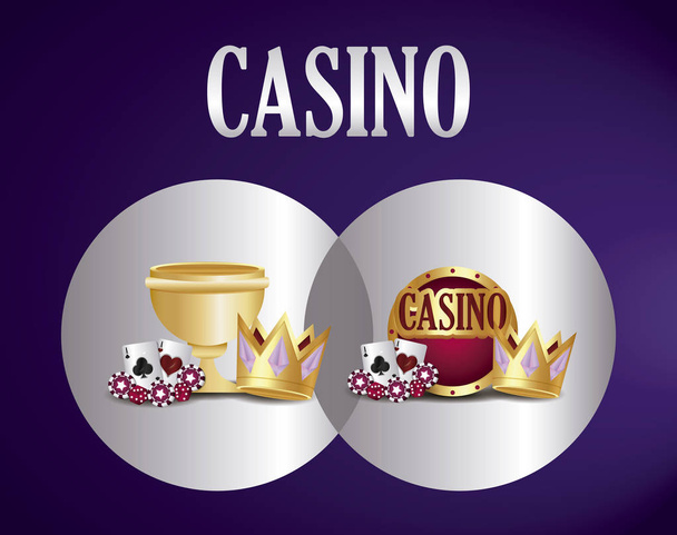 casino related icons - Vector, Image