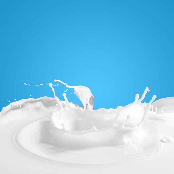 Pouring milk splash - Zdjęcie, obraz