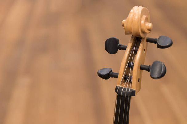 Violin music instrument with some copy space - 写真・画像