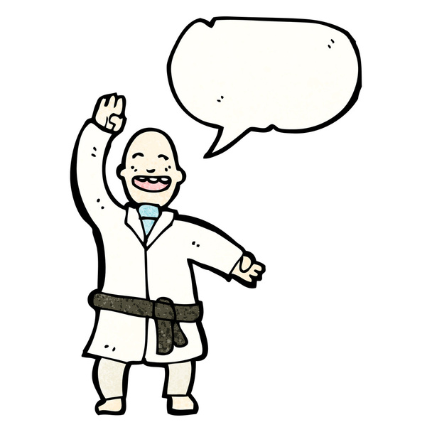 karate ember - Vektor, kép