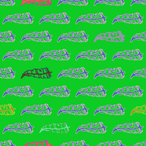 Stile Memphis sfondo astratto con foglie d'albero
  - Vettoriali, immagini
