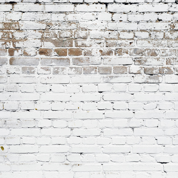 ビンテージ ホワイト煉瓦壁の背景。れんが造りの壁のテクスチャ. - 写真・画像