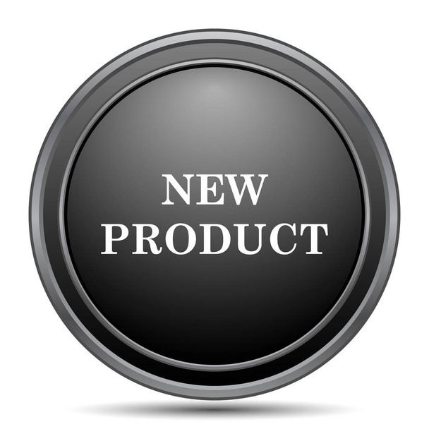 Nuova icona del prodotto, pulsante del sito web nero su sfondo bianco
 - Foto, immagini