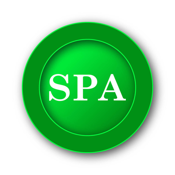 Spa icon. Internet button on white background - Foto, Imagen