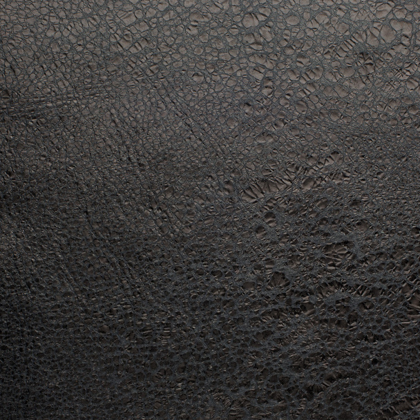 Black leather texture - Foto, imagen