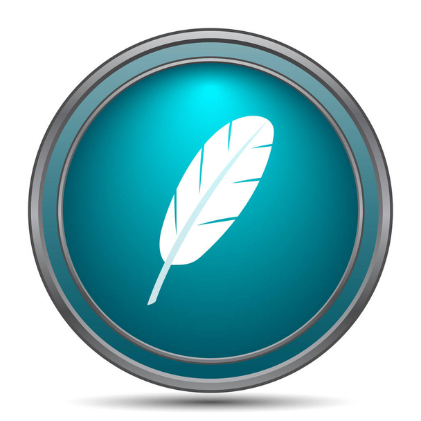 Feather icon - Foto, Imagen