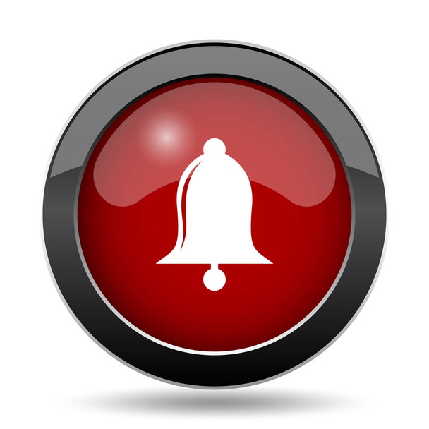 Bell icon. Internet button on white background - Photo, Image