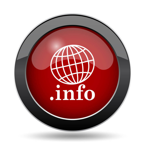 .info icon. Internet button on white background - Photo, Image