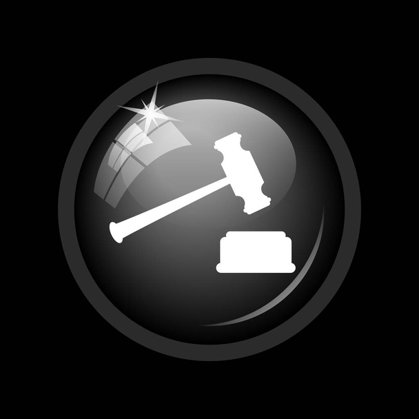 Bíró kalapács ikonra - Fotó, kép