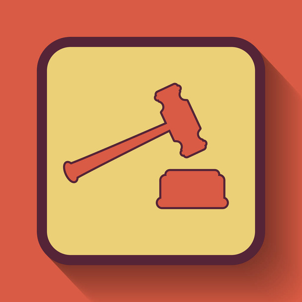 icona del martello giudice
 - Foto, immagini