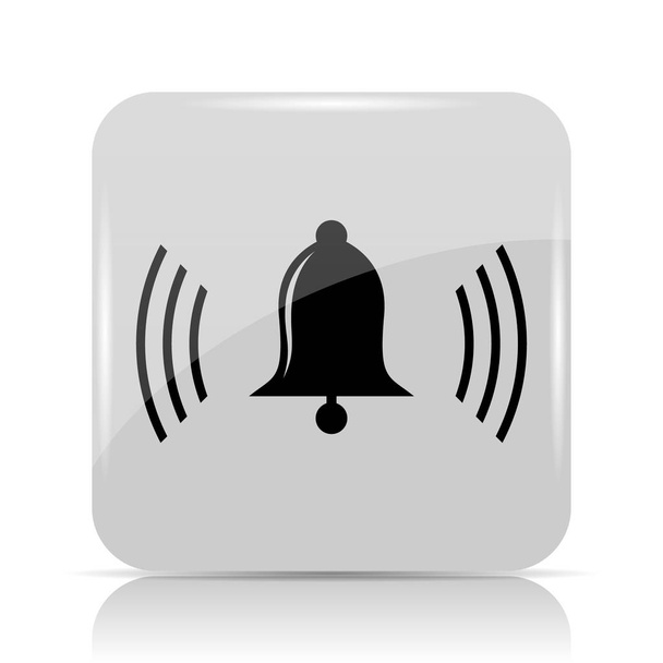 Bell icon. Internet button on white background - Photo, Image