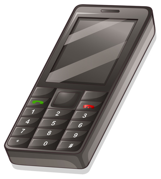 een mobiele telefoon - Vector, afbeelding