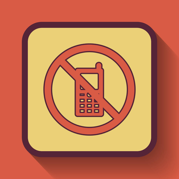 Teléfono móvil icono restringido
 - Foto, imagen