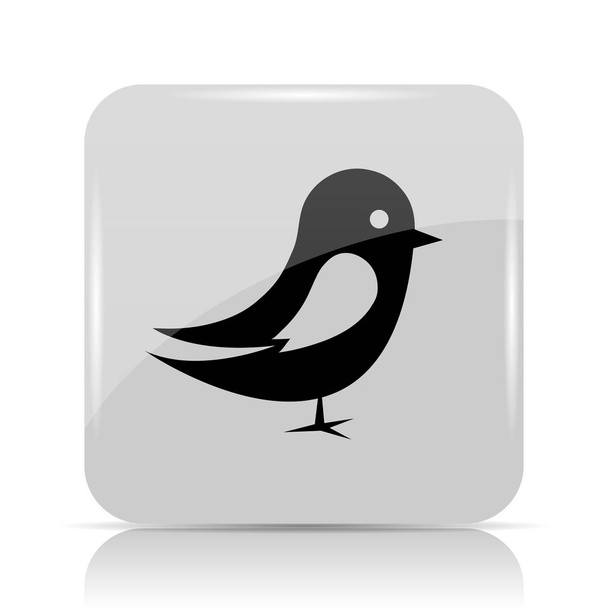 Піктограма птаха. кнопка Інтернету на білому тлі
 - Фото, зображення