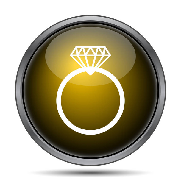 icono anillo de diamante - Foto, imagen
