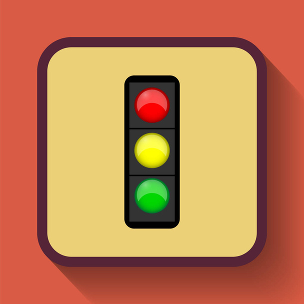 Traffic light icon - Foto, immagini