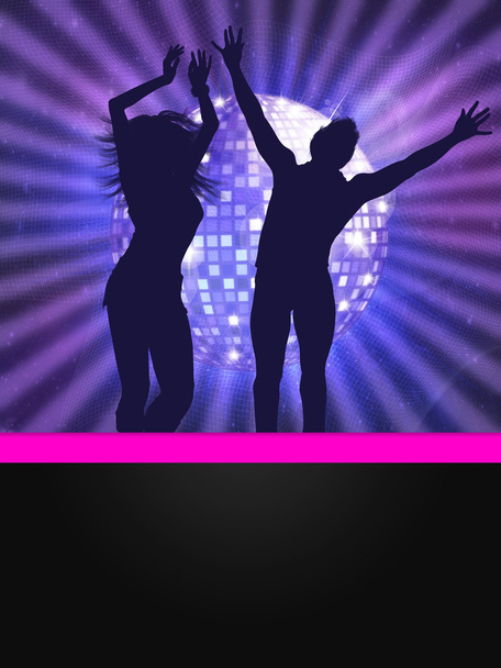 Bailando en la fiesta disco
 - Foto, Imagen