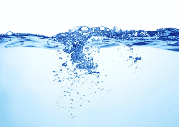 Powierzchnia wody niebieskiej - Zdjęcie, obraz
