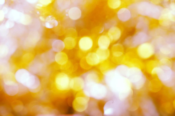 yellow color abstract background with blurred defocus bokeh light - Foto, Imagen