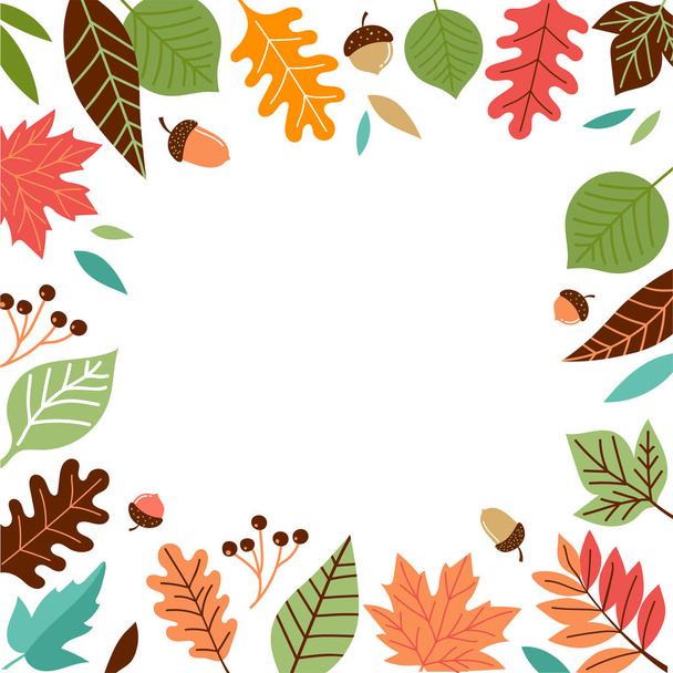 Bonjour Automne, bannière de la saison d'automne
 - Vecteur, image