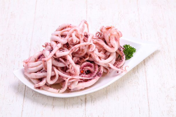 Marinated squid tentackle in the bowl - Photo, Image