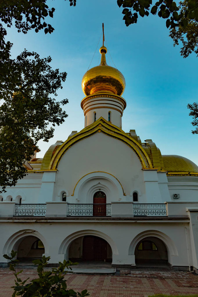 Khabarovsk, Venäjä - 27. elokuuta 2018: Sarovin kirkko
 - Valokuva, kuva
