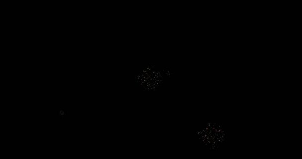 фейерверки на чёрном фоне - Фото, изображение