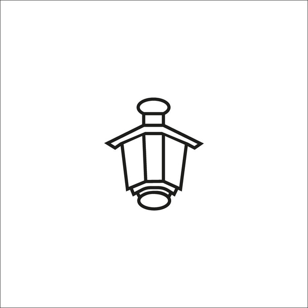 icona piatta della lanterna, vettore, illustrazione
  - Vettoriali, immagini